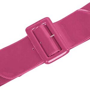 Stretchy Belt 1950s 3 Inch Wide Elastic Belts